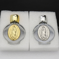 Dôme en verre à thème religieux, capacité 15 ml, ornement décoratif artisanal