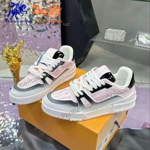 Baskets de sport de luxe pour hommes, de créateur, haute qualité, décontractées, pour le basketball, le skateboard, la course et la marche, souples et tendance Lvs - Product Image 3