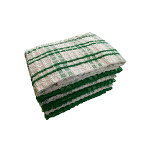 Biodégradable fait à la main 100% coton brodé Beige torchons de cuisine léger abordable paquet de quatre idéal pour les cuisines occupées - Product Image 6