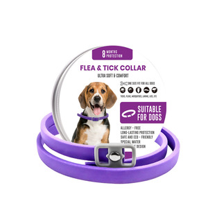 Collier <span class=keywords><strong>répulsif</strong></span> pour insectes pour animaux de compagnie avec <span class=keywords><strong>huile</strong></span> <span class=keywords><strong>essentielle</strong></span> de plantes naturelles pures, colliers apaisants contre les moustiques pour <span class=keywords><strong>chat</strong></span> et chien - Product Image 4