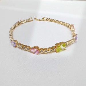 wholesale plata 925 silver Luxury Gold Plated Chain <b>Bracelet</b> chunky Geometric Everyday Wear <b>shell</b> tennis <b>bracelets</b> for girls - Product Image 2