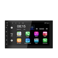 HC8163 7 Inci 2+32GB Quad Core Pemutar DVD Mobil 2din Pemutar Radio GPS dengan Layar Sentuh Stereo Mobil Android 14 Mendukung Wifi Carplay