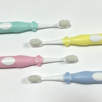Brosse à dents pour enfants, nettoyage doux des gencives, poils extra doux, dessin animé, soins bucco-dentaires pour enfants