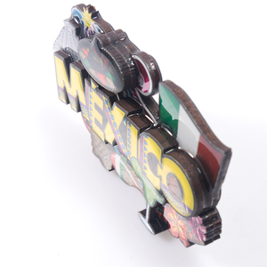 Aimant de réfrigérateur en bois, souvenirs de paysages côtiers du Mexique, des Caraïbes, d'Aruba, du Texas et de la Floride - Product Image 2