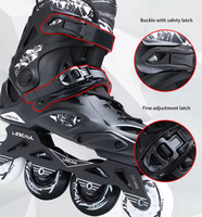 CHAQUE haute qualité Skate Inline Professional Slalom Skate Roller Skating Man Roller Skate Chaussures pour homme adulte