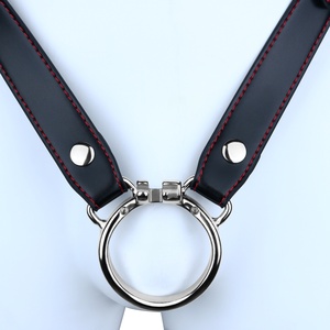 Correa de PU Negra, Accesorio Compatible con la Jaula de Castidad FRRK, Arnés de Pecho de Cuerpo Completo, Kit de Restricción y Bondage, Juguetes Sexuales para Adultos - Product Image 5
