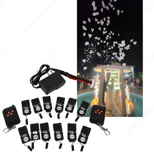Machine à ballons métalliques à explosion à télécommande sans fil 12 8 Cues, thème romantique, cadeaux de mariage, décorations de fête nuptiale - Product Image 2