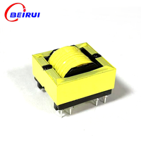 Transformateur haute fréquence en ferrite BAIRUI personnalisé, vertical, DIP, petit, pour chargeur rapide, certifié RoHS CE ISO9001, pour soudeuse