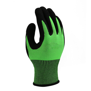 Gants de travail de sécurité en nitrile de sable fluorescent gant de coupe de pêche au crabe poilu gants de chasse résistants aux coupures - Product Image 3