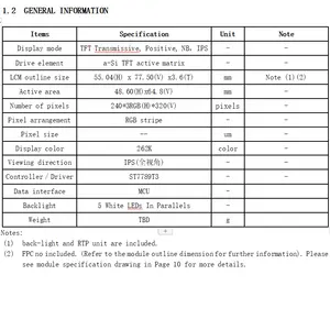 3.2 इंच 240x320 TFT-LCD डिस्प्ले स्क्रीन प्रतिरोधक टच TFT एलसीडी डिस्प्ले मॉड्यूल के साथ TFT32020C26