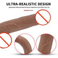 Consolador grande gigante Extremo grande Silicona líquida Consolador realista Producto sexual Consolador con ventosa para masturbación de mujeres