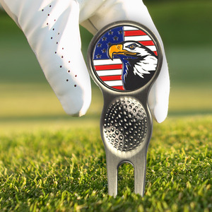 Chất Lượng Cao Golf Nam Châm Clip Kim Loại Golf Bóng Đánh Dấu Biểu Tượng Tùy Chỉnh Golf <span class=keywords><strong>Divot</strong></span> Công Cụ Nhựa Phụ Nữ - Product Image 2