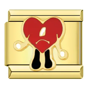 بسعر الجملة تخصيص لطيف القط الكلب 9 من الفولاذ المقاوم للصدأ سوار سحر صنع إكسسوارات نسائية - Product Image 5