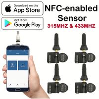 Sistema de Monitoreo de Presión de Neumáticos Universal Original QQr OEM, TPMS Naranja Universal 56053031Ad para Ford, Nissan, Suzuki, Peugeot