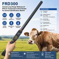 Lecteur RFID pour animaux, étanche IP67, FDX-B HDX ISO11784/5, scanner portable, lecteur d'étiquettes RFID pour bovins, chèvres, poissons avec SDK