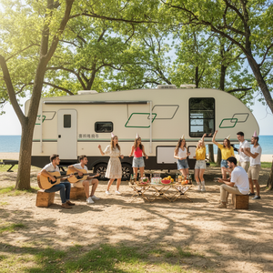 Remolques de Camping Personalizados de Lujo Multifuncionales, Grandes, para Campamentos, Caravanas, Autocaravanas, Quintas Ruedas, con Baño - Product Image 1