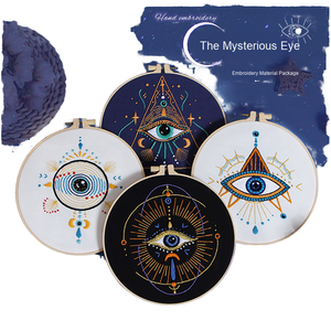 Nuevo Kit de Materiales de Bordado Ecológico Hecho a Mano DIY Transfronterizo para Personajes de TV y Cine Ingleses, Estrellas y Planetas - Product Image 1