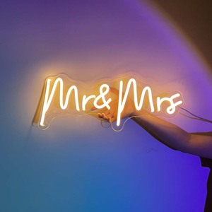 Insegna LED Neon con Scritta Cursiva Personalizzabile per Matrimoni, Compleanni, Amore, Testi per Addio al Nubilato, Feste di Matrimonio, Lampada Decorativa da Parete per Interni - Product Image 3