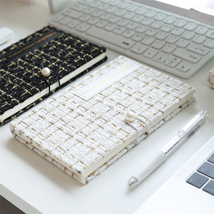 2025 all'ingrosso del manuale creativo del tessuto delle piccole ragazze profumate del vento Eecord del libro del diario di viaggio del taccuino della griglia del taccuino - Product Image 5