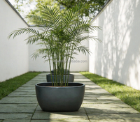 Pots en céramique pour plantes d'intérieur et d'extérieur, pots émaillés avec trou de drainage pour la présentation de fleurs à la maison ou au jardin