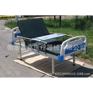 Jiaxin Nursing <b>Bed</b> 1950*900*530 Single Crank With Guardrail <b>For</b> Elderly Patients - Product Image 4