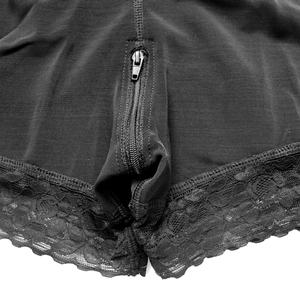 Combinaison moulante pour femme adulte, style européen, à décolleté, en dentelle, antibactérienne, en spandex/nylon, taille haute, embellissante, avec bretelles - Product Image 5