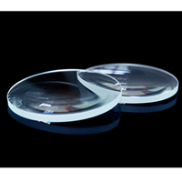 50mm Dia 300mm Focal Length K9 Optical Glass Double-sided Convex Lens for Magnifying Glass and Optical Instruments