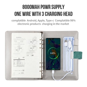 2026 <span class=keywords><strong>2025</strong></span> thiết kế mới Bộ Quà Tặng không dây sạc ngân hàng điện Tạp Chí máy tính xách tay Nhật ký vân tay khóa bảo vệ sự riêng tư cá nhân - Product Image 4