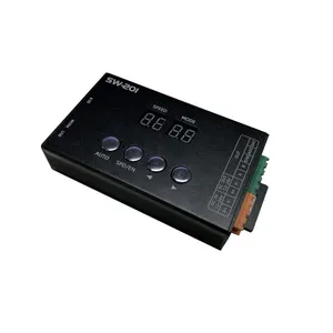 Controlador LED de Luz Subterránea para Arandela de Pared, Luz de Inundación RGB, Multicanales a SPI/DMX512, para Luz Led RGBW, 1 Unidad, 2 Unidades