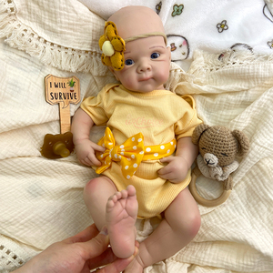 Muñecas de Silicona Realistas de 50 cm, Betty, Cuerpo Completo de Silicona Platino, Muñecas Reborn con Boca Abierta de Calidad Cinematográfica para Niñas - Product Image 4