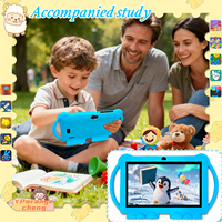 Tablette Android pour enfants personnalisée de 7 pouces, 2 Go de RAM, HD 1024x600, processeur quadricœur, tablette éducative résistante aux chocs pour enfants, cadeau