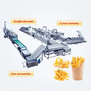 Continue Chips Making Machine Automatische Verwerking Lijn Machine Voor Maken Chips