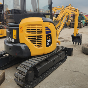 Mini excavatrice utilisée de vente chaude de haute qualité 3ton Komatsu PC35MR PC35 avec des performances parfaites - Product Image 1