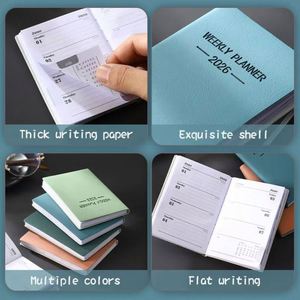 Carnet de planification quotidienne Morandi English Mini Portable A7 2025/2026 de 60 pages pour l'apprentissage essentiel de la saison scolaire - Product Image 4