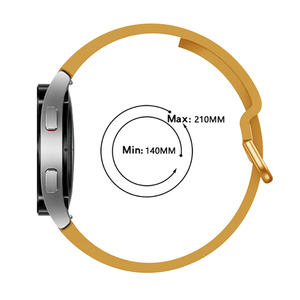 สายซิลิโคนนิ่มสำหรับ Samsung <span class=keywords><strong>Galaxy</strong></span> <span class=keywords><strong>Watch</strong></span> <span class=keywords><strong>4</strong></span> 5 6 40มม. 44มม. สายสำรองสำหรับ Samsung <span class=keywords><strong>Galaxy</strong></span> <span class=keywords><strong>Watch</strong></span> <span class=keywords><strong>4</strong></span> CLASSIC 42มม. 46มม. - Product Image 4