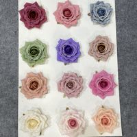 Bunga Manta Rose Buatan Tangan 3 Kepala, Mawar Artifisial Kelas Atas untuk Ruang Tamu dan Pernikahan, untuk Dekorasi Paskah