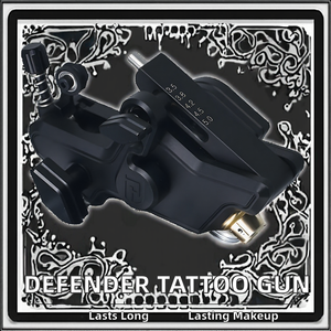 Defender Motors pour Swiss Black Custom Gun Gray RCA Packing Machine à tatouer permanente à deux temps - Product Image 2