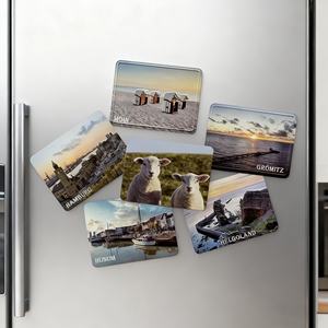 Imanes de Refrigerador de Metal y Hojalata al por Mayor, Diseños Personalizados, Imanes Decorativos Creativos de Aluminio para Refrigerador, Recuerdos Turísticos - Product Image 3