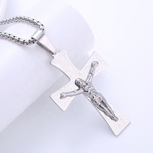 Opular Old lross taintaintaintainrist Rist eligious esue Crucifix Ross endant Ant eckecklace For Men - Product Image 3