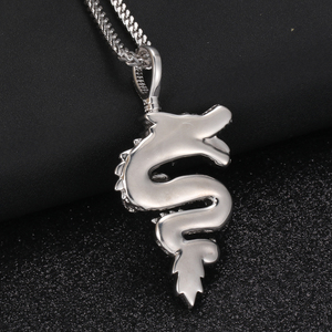 Colgante Personalizado de Hip Hop con Circonitas, Joyería de Moda de Latón, Chapado en Oro de 14k 18k, Engaste de Garra de Circonita 5A, Grosor de Revestimiento de 0.3mm - Product Image 5