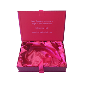 Maßgefertigte Luxus-Verpackung Clamshell-Box Seidengefütterte Geschenkboxen Magnetisch mit Satin-Einlage - Product Image 2
