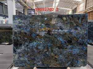 Màu xanh Labradorite Granite đảo đầu tích hợp với cùng một Labradorite Granite đá chìm cho nhà bếp islandtops - Product Image 4