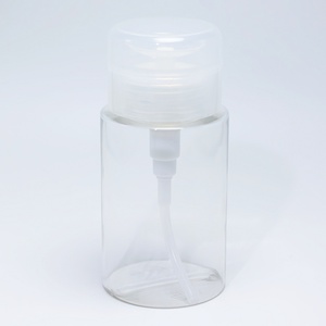 Customized Guangzhou 60 100 150 200ml 2oz 5oz Large Flat Shoulder Cosmetic Cleanser Bottle <b>Plastic</b> Bottles with <b>Cap</b> - Product Image 2