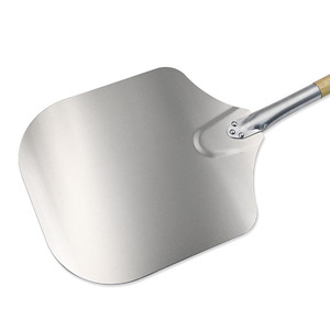 Precio al por mayor: Pala para pizza de aluminio de 16 pulgadas, ecológica, marca Lisen, de grado alimenticio, con mango de madera - Product Image 5