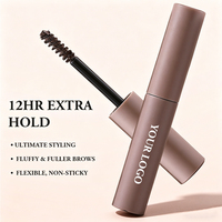 Teinture pour sourcils, maquillage à séchage rapide, fibres 3D, longue tenue, imperméable, gel teinté pour sourcils, marque privée
