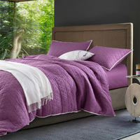 Couvre-lit en coton ultrasonique, couvre-lit confortable, grande taille, pour lit