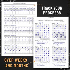 Großhandel Individuelles Logo A5 Hardcover Wellness-Tracker Fitness-Tagebuch Trainingsprotokoll Spiralgebundenes Notizbuch Planer mit Individueller Bedruckung - Product Image 5