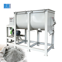 Mélangeur horizontal à double vis 200L-5000L pour poudre de ciment et poudre de mastic mural