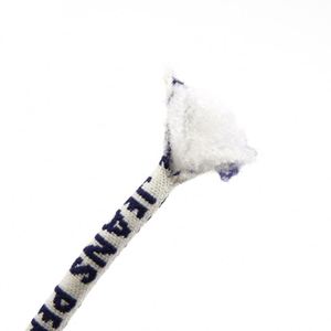 Custom Logo Cord Nylon Jacquard Drawstring With Letters Clothing Pants Round Recycled Rope Drawcord - Product Image 3