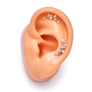 <span class=keywords><strong>Orecchini</strong></span> Labret in Titanio G23 16G con Zirconi Multi-Stile, Piercing alla Moda per Naso, Labbra, Trago, Elica, Daith, Lobo, Gioielli per il Corpo - Product Image 3